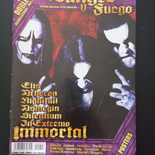 A Sangre Y Fuego #3 2003 Metal Magazine like new