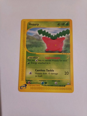 Hoppip (Aquapolis 83/147) Pokemon Card used