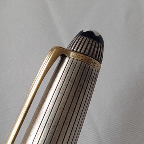 Montblanc Meisterstuck Solitaire Doue pen used, silver 925 black