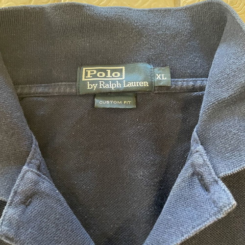 Polo Ralph Lauren shirt used, blue red white, size XL