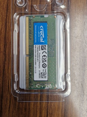 Crucial DDR4 8GB 3200MHz μνήμη για laptop σαν καινούργιο