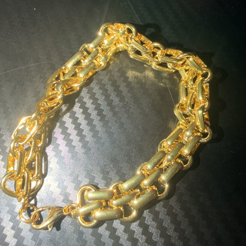 24K Gold-Plated Hand Chain Bracelet