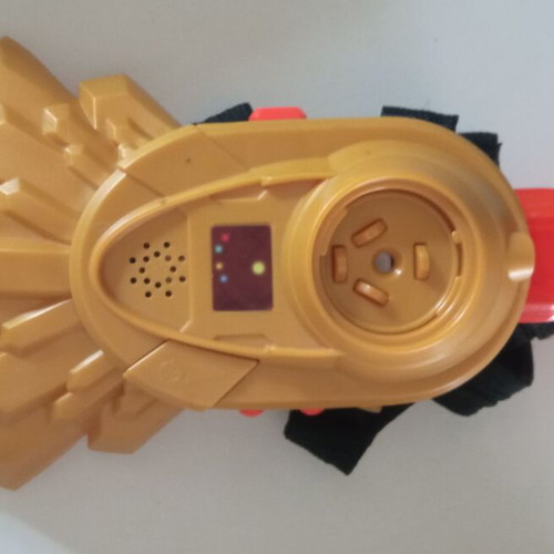 Bakugan wristband used with three balls blue, yellow, red