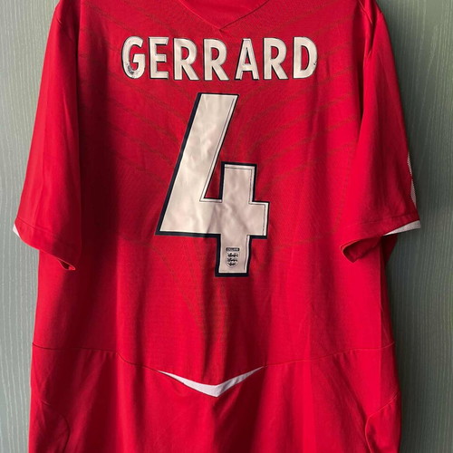Gerrard England jersey used, size XL, England national team