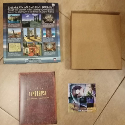 Timelapse PC adventure game used 1996 with manual