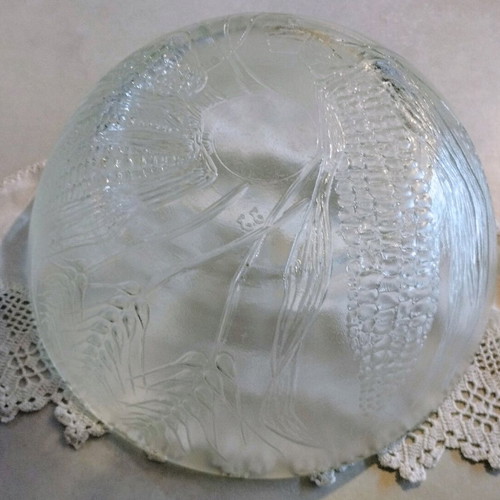 Vintage Duralex France bowl with embossed Harvest design like new