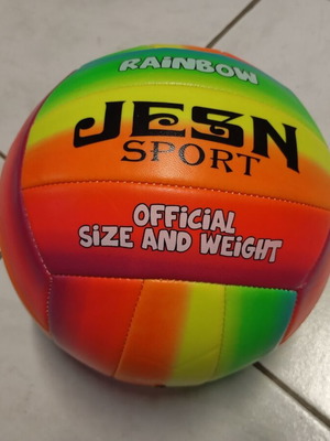 Volleyball ball leather, new, suitable for beach