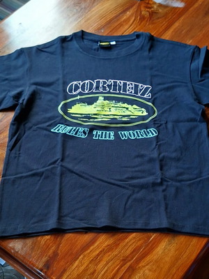 Corteiz shirt new, black, size M