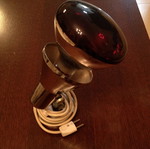 Osram heating lamp used with socket and plug