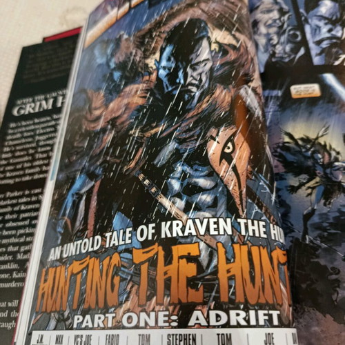 The Amazing Spider-Man Grim Hunt hardcover premiere edition like new