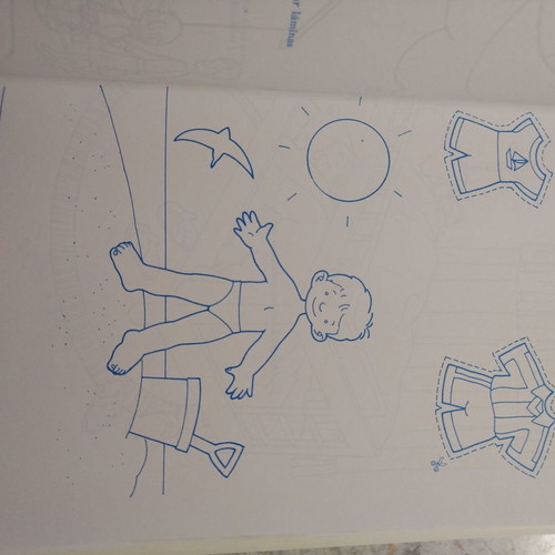 Children's exercise book like new from Peru