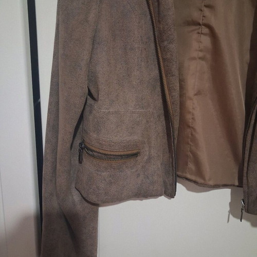 Suede jacket Sarah Lawrence small like new, brown