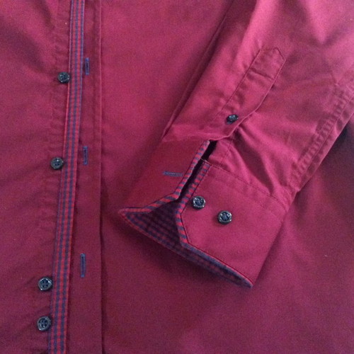 Brand'S men's shirt used, size M, burgundy