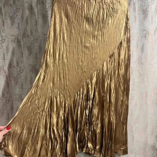 Zara skirt gold like new, size M 38 10