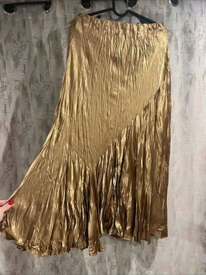 Zara skirt gold like new, size M 38 10
