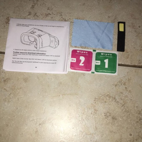 VR headset for mobile with Bluetooth controller used