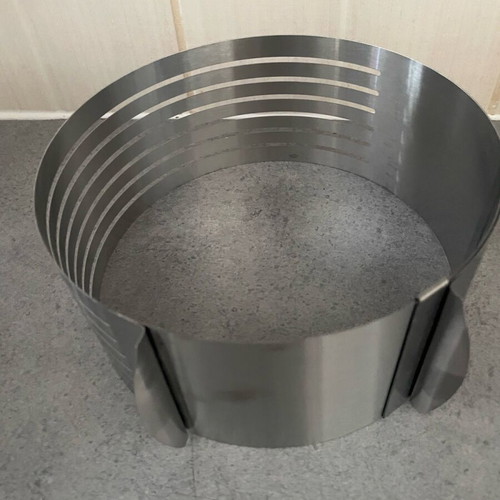 Adjustable cake ring for sponge cake made of stainless steel ScrapCooking new