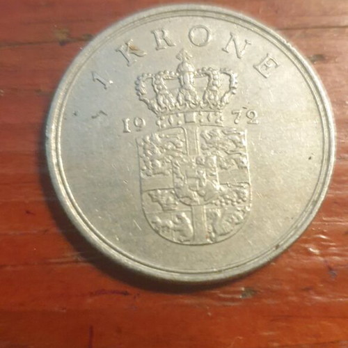 1krone coin 1972 Frederick I, like new