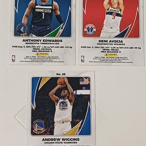 Panini 2020-21 Rookie & Stars Cards new, lot of 15 cards
