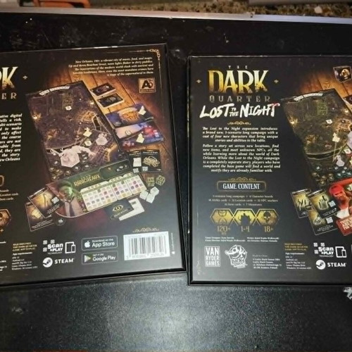 Dark Quarter and Lost in the nights expansion like new