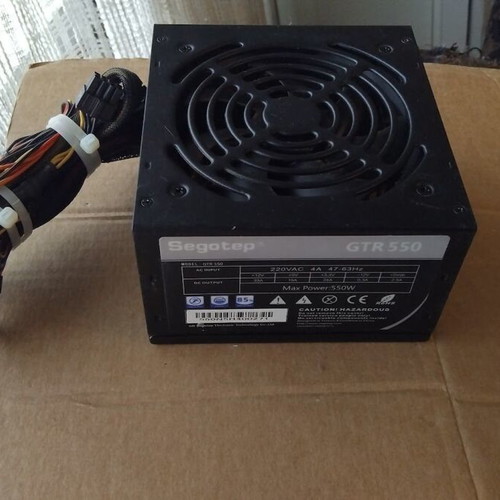 Segotep GTR550 550W power supply like new, 120mm fan