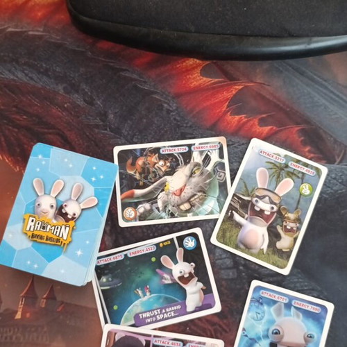 Rauman Raving Rabbids cards, pack of 56
