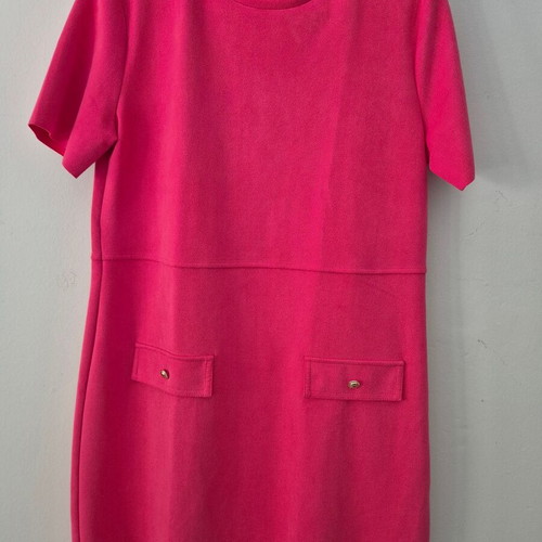 Zara pink short-sleeved dress, medium size