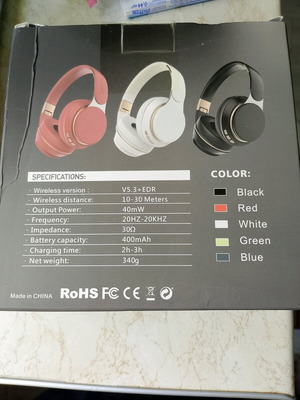 Wireless headphones sealed and new