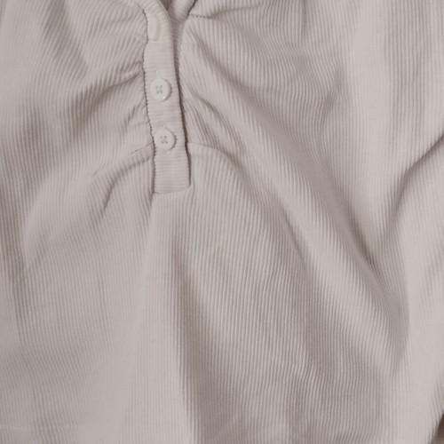 Terranova white ribbed top like new, size M