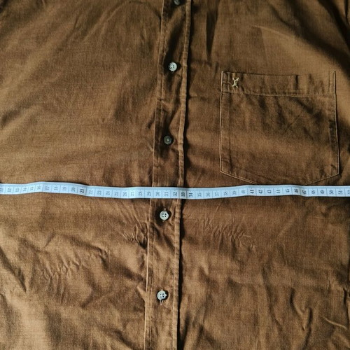 Bostonians men's shirt brown-tan like new, size 44