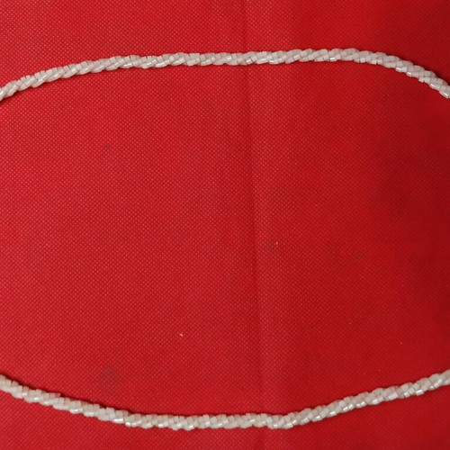 Summer Necklace with Stone Woven Beads like new