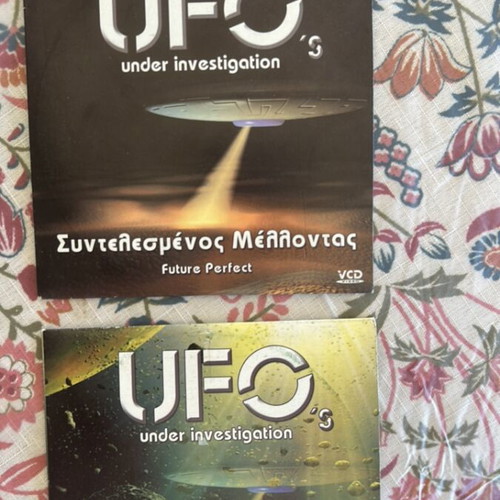 UFO's Under Investigation VCD video documentaries with subtitles, set of 3