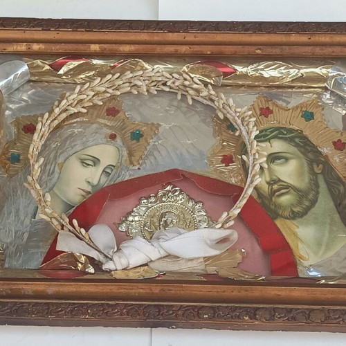 Vintage stefanochiki with Virgin Mary and Jesus used