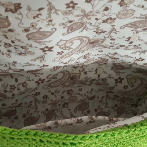 Emerald Summer handmade green knitted crossbody bag new