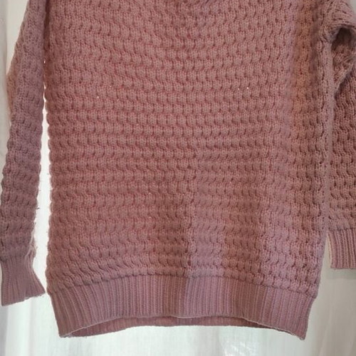 Pink sweater used, size S