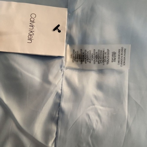 Calvin Klein dress new with tag, size US 8, blue trench style