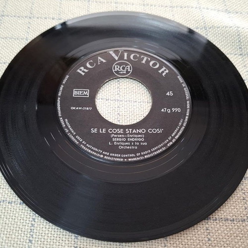 Sergio Endrigo Se Le Cose Stano Così 7' used, pop
