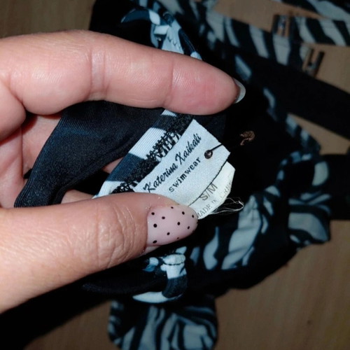 Bikini by Katerina Xaikali used, size S/M, black and white