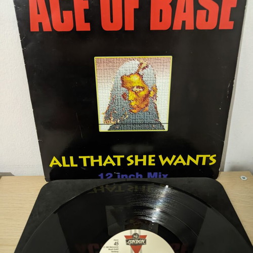 Ace Of Base All That She Wants 12" vinyl record used, pop