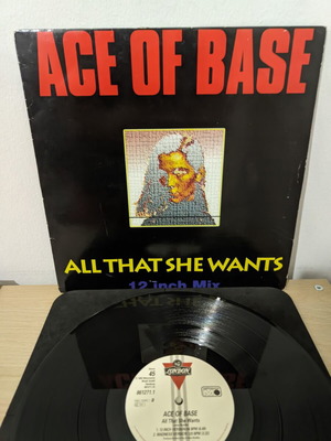 Ace Of Base All That She Wants 12" vinyl record used, pop