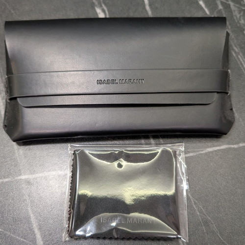 Isabel Marant sunglasses case new black with cloth