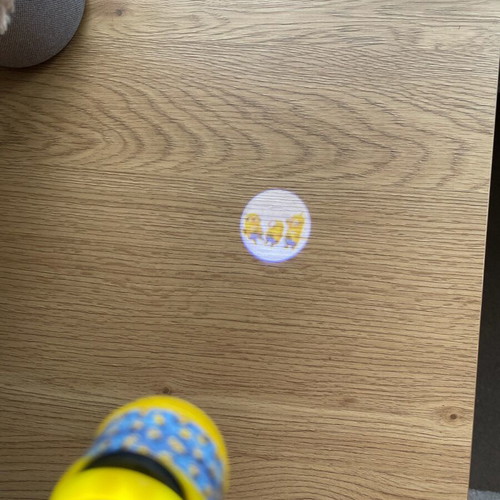 Minions flashlight used with 5 scenes from Despicable Me