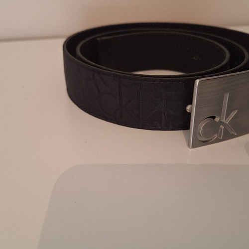 Calvin Klein black belt size 90, made in Italy