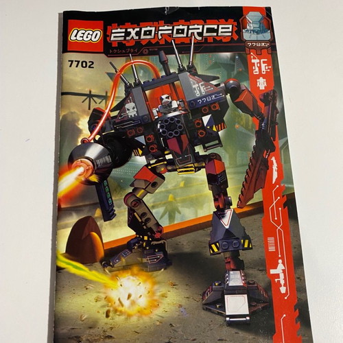 Lego Exo Force 7702 used with box, instructions, and comic