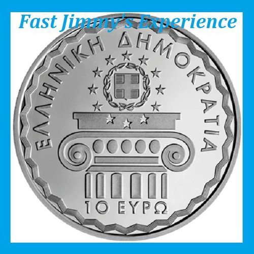 Official Silver Proof Coin 10 Euro Greek Presidency new