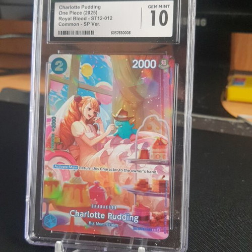 One Piece 10 Royal Blood Charlotte Pudding SP CGC 10 card like new