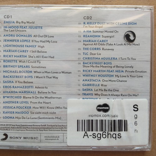 VARIOUS - Kuschelrock Best Of Vol. 13 & 14 (2xCD, Sony Music) SEALED!!!