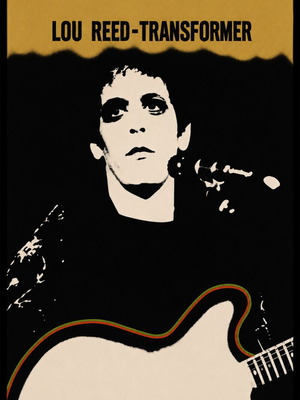 Lou Reed Transformer poster, 32×23cm with frame