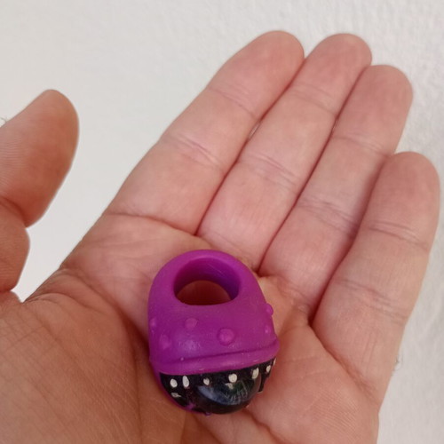 Spooky Spot Rolling Eye Ring used
