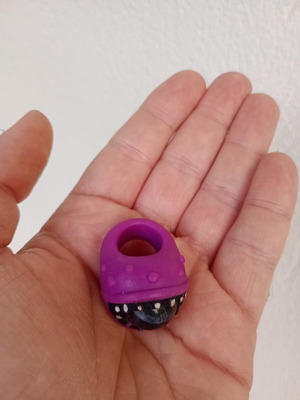 Spooky Spot Rolling Eye Ring used